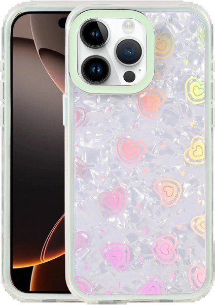 Apple iPhone 15 Pro Lumi Desenli Kapak - Mavi