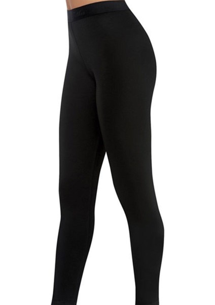 Kadın Siyah Termal Tayt