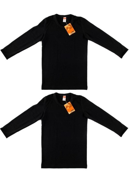 Erkek Çocuk Siyah 2'li Paket Termal Uzun Kol Fanila ELF568TUT0136T2 fiyatları