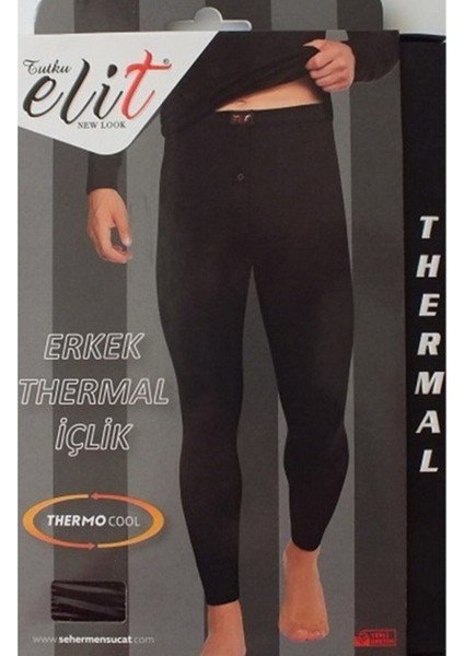 Erkek Siyah Termal Tayt Içlik