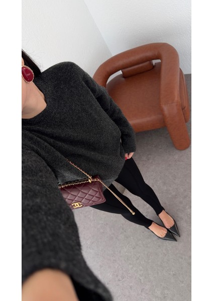 Bisiklet Yaka Antrasit Kazak modelleri