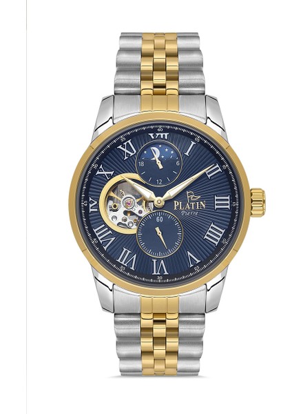 PL-1164GA-D3 Çelik Kordon Fonksiyonları Aktif Otomatik Erkek Kol Saati