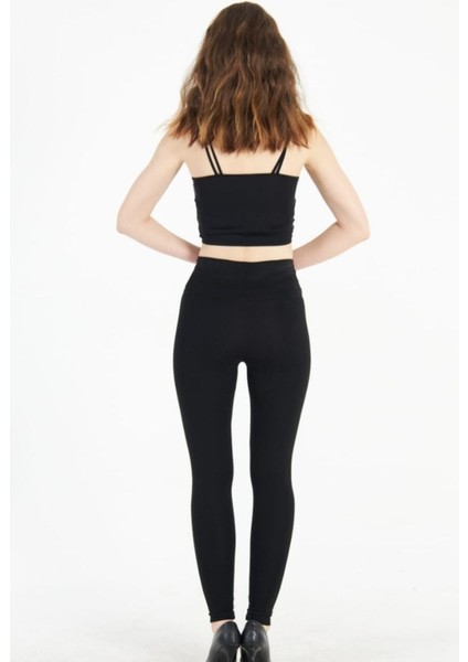 Şardonlu Çelik Yüksel Bel Tayt modelleri