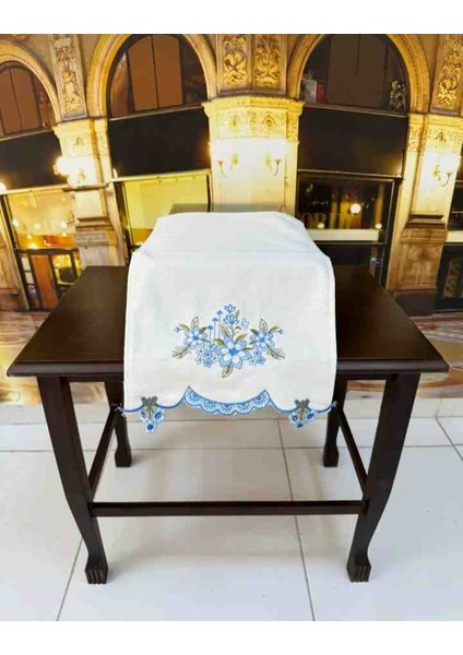 6'lı Kesme Nakışlı Ucu Güpürlü Kadife 30 ×50 Mutfak Çeyizlik El Yüz Havlu Seti modelleri