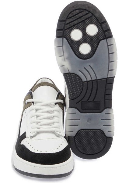 Siyah Hakiki Deri Kadın Sneaker - K24I1AY67307-S2Y