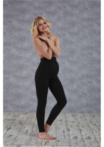 Secret Moda Siyah Dikişsiz Soft Hamile Taytı fırsatları