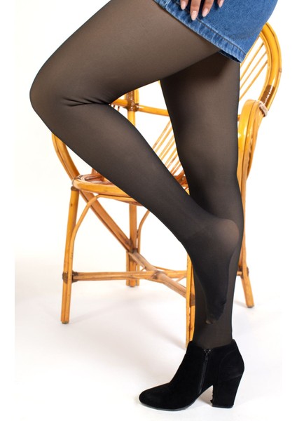 Kadın Peluş Kışlık Termal Tayt Külotlu Çorap Yüksek Bel Toparlayıcı Içlik Ten Görünümlü modelleri