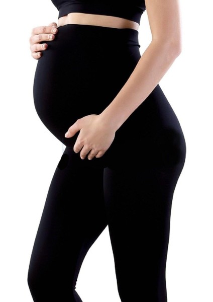 Kadın Hafif Korseli Siyah Bel Ayarlı Yumuşacık Hamile Taytı fiyatları