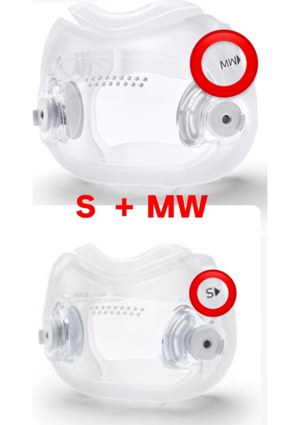 Dreamwear Fullface Ağız Burun Maskesi Yedek Ucu S+Mw