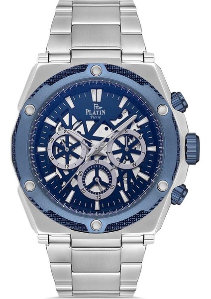 PL-1111GA-L3 Çelik Kordon Fonksiyonları Aktif Erkek Kol Saati