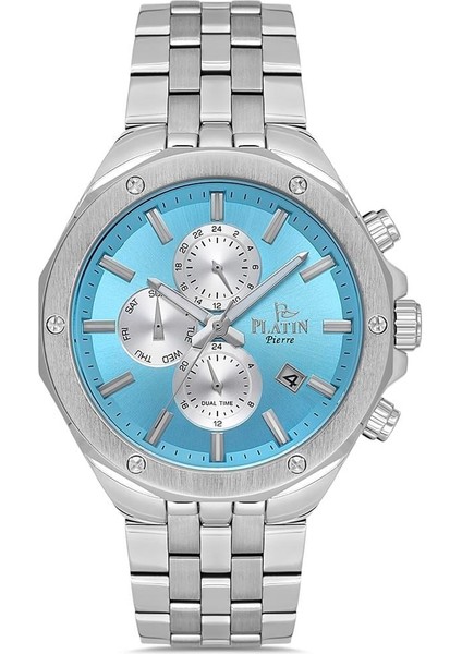 PL-1192GA-A15 Çelik Kordon Fonksiyonları Aktif Erkek Kol Saati