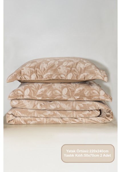 Stella Comfort Uyku Seti Yatak Örtüsü Çift Kişilik 3 Parça (220X240 Cm) Bej indirimleri