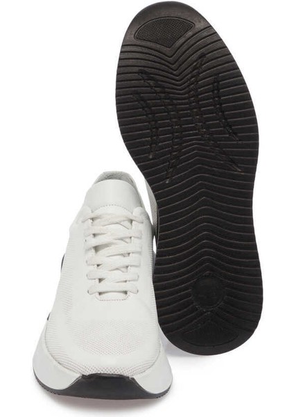 Beyaz Hakiki Deri Kadın Sneaker - K24I1AY67313-A26