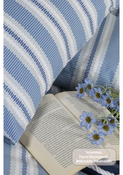 Scatt Nevresim Takımı Tek Kişilik Lastikli Çarşaf (160X220 Cm) Mavi fırsatları