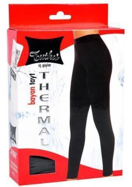 Kadın Siyah Termal Tayt indirimleri