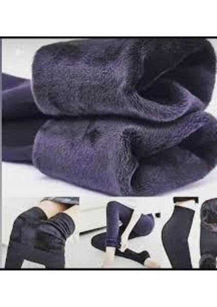 Kadın Siyah Içi Peluş Termal Tayt fiyatları