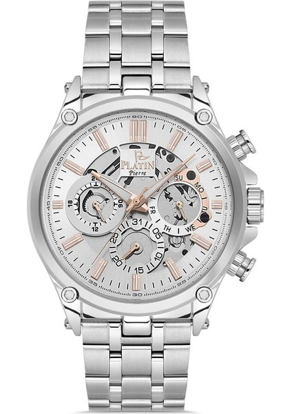 PL-1191GA-A1 Çelik Kordon Fonksiyonları Aktif Erkek Kol Saati