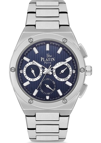 PL-1194GA-A3 Çelik Kordon Fonksiyonları Aktif Erkek Kol Saati