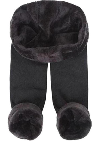 Kadın Siyah Içi Peluşlu Kışlık Termal Tayt fiyatları