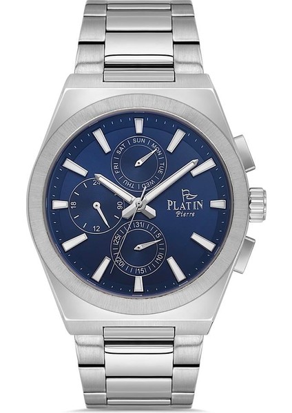 PL-1084GA-A3 Çelik Kordon Fonksiyonları Aktif Erkek Kol Saati