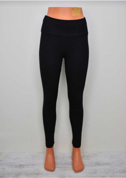 Yüksek Bel Çelik Örme Tayt