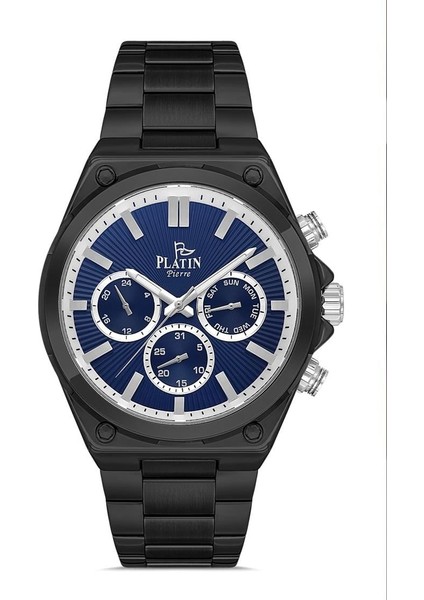 PL-1166GA-G2 Çelik Kordon Fonksiyonları Aktif Erkek Kol Saati