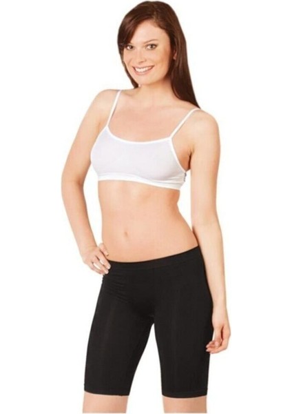 Kadın Siyah Dizüstü Tayt 402