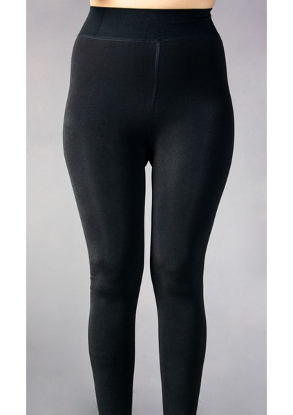 Siyah Içi Peluş Tayt