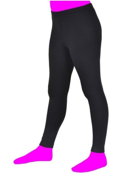 Siyah Tutku 0835 Termal Kız Çocuk Şardonlu Içlik Tayt