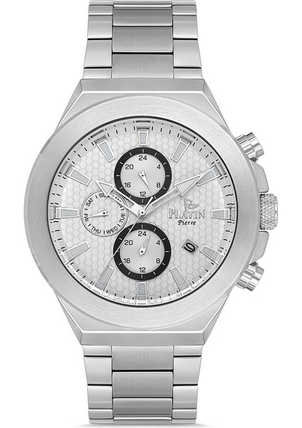 PL-1174GA-A1 Çelik Kordon Fonksiyonları Aktif Erkek Kol Saati