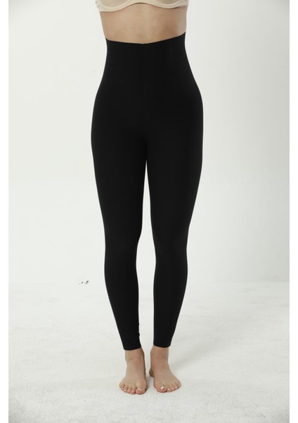 Diz Yapmayan Lazer Kesim Yüksek Bel Korseli Kadın Tayt(Iki Beden Küçültür) modelleri