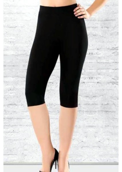 Kadın Likralı Modal Kapri Tayt