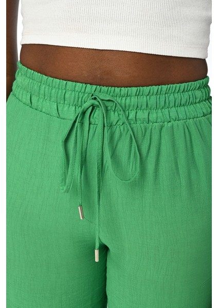 Kadın Beli Lastikli Rahat Kalıp Düz Renk Pantolon fiyatları