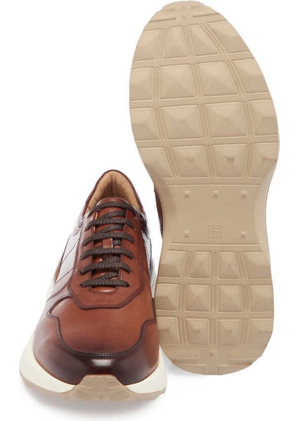 Taba Hakiki Deri Erkek Sneaker - E24I1AY56721-A37