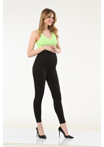 Fitilli Kumaş Kadın Hamile Tayt modelleri