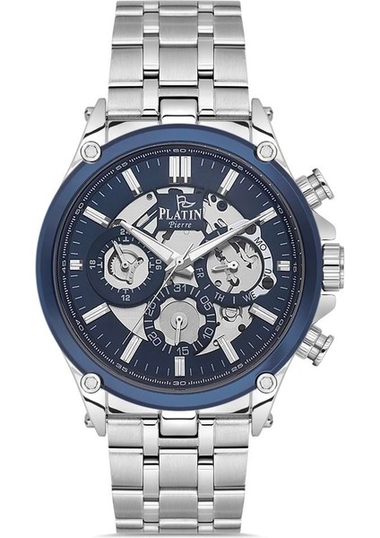 PL-1191GA-L3 Çelik Kordon Fonksiyonları Aktif Erkek Kol Saati