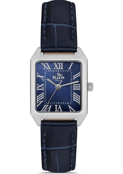 PL-1168LB-L3 Deri Kordon Kare Kadın Kol Saati