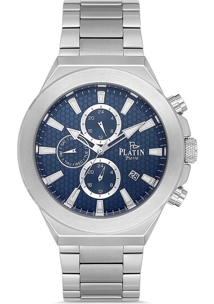 PL-1174GA-A3 Çelik Kordon Fonksiyonları Aktif Erkek Kol Saati