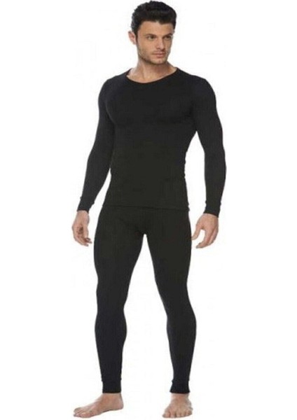 Erkek Siyah Termal Alt-Üst Takım