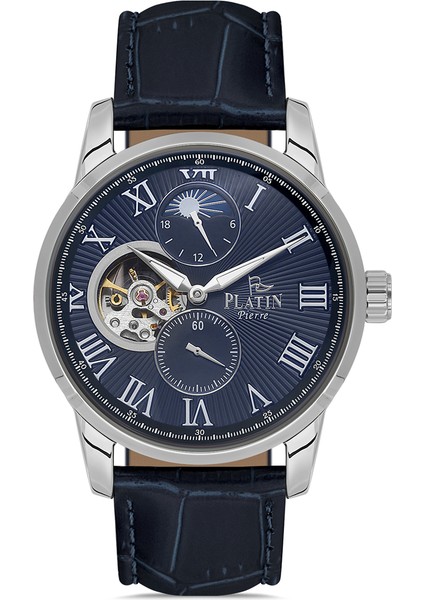 PL-1165GB-L3 Deri Kordon Fonksiyonları Aktif Otomatik Erkek Kol Saati