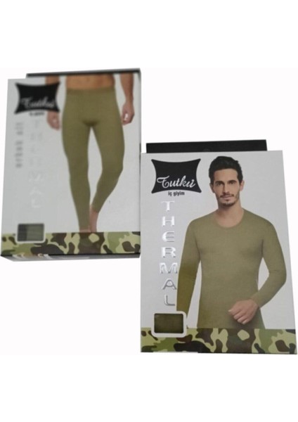 Erkek Askeri Haki Yeşil Termal Içlik Alt Üst Takım fiyatları