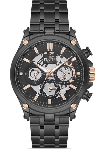 PL-1191GA-G2 Çelik Kordon Fonksiyonları Aktif Erkek Kol Saati