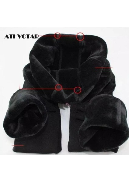 Larosa Kadın Içi Polar - Peluş Yüksek Bel Fit Termal Tayt