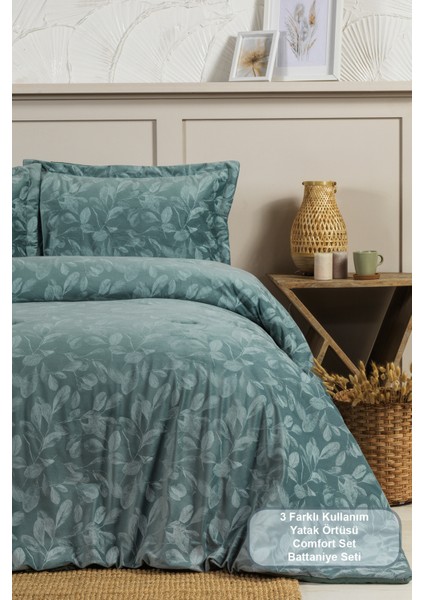 Stella Comfort Uyku Seti Yatak Örtüsü Çift Kişilik 3 Parça (220X240 Cm) Yeşil fiyatları
