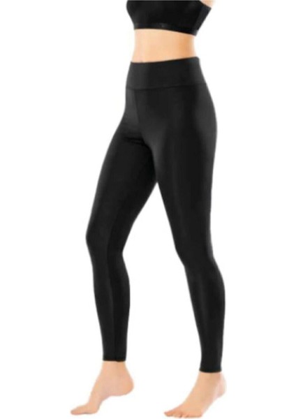 Kadın Siyah Dalgıç Sporcu Tayt Yeni Sezon (1 Adet Ekonomik)