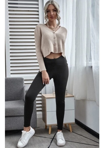 Korse Etkili Sıkılaştırıcı ve Toparlayıcı Ekstra Yüksek Bel Mat Siyah Çelik Tayt modelleri