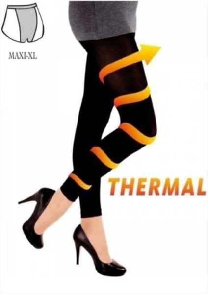 Kadın Siyah Termal Tayt Termal fiyatları