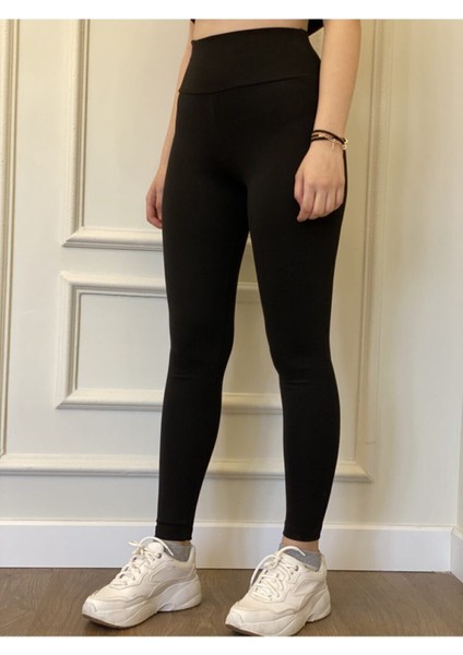 Kadın Siyah Çelik Örme Tayt fiyatları