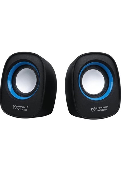 D-05A Mini 5 Watt Aux 2.0 Multimedia 1+1 USB Speaker - Hoparlör