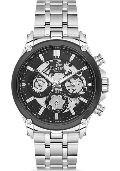 PL-1191GA-J2 Çelik Kordon Fonksiyonları Aktif Erkek Kol Saati